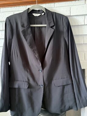 Candace Cameron Bure Black Women's Notch Lapel Blazer